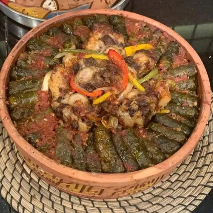 طاجن عكاوي بورق العنب